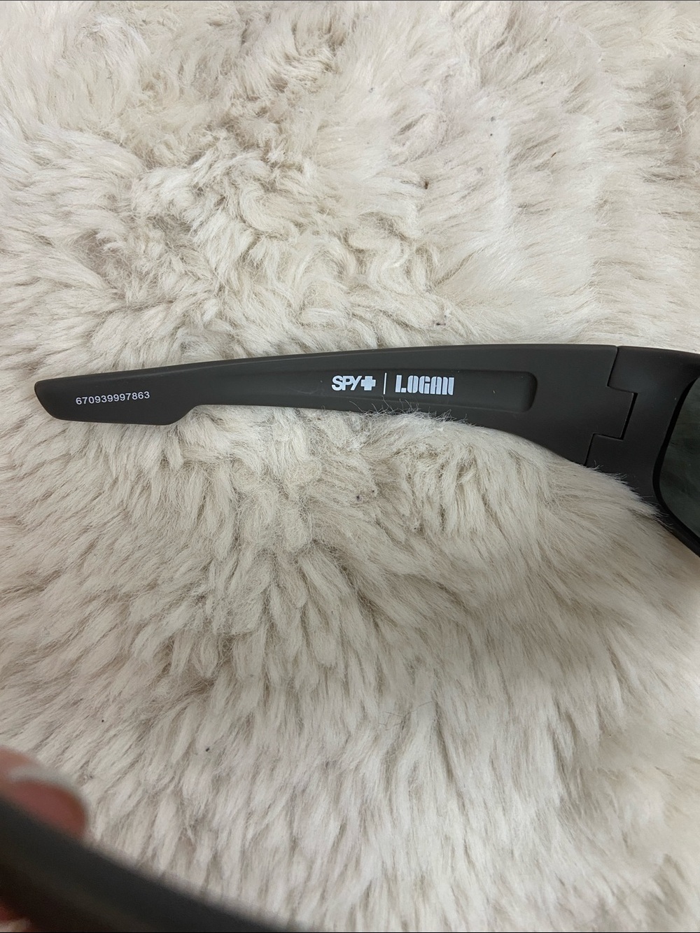 SPY Matte Gray Wraparound Sunglasses with Dark Lenses - Picture 2 of 8